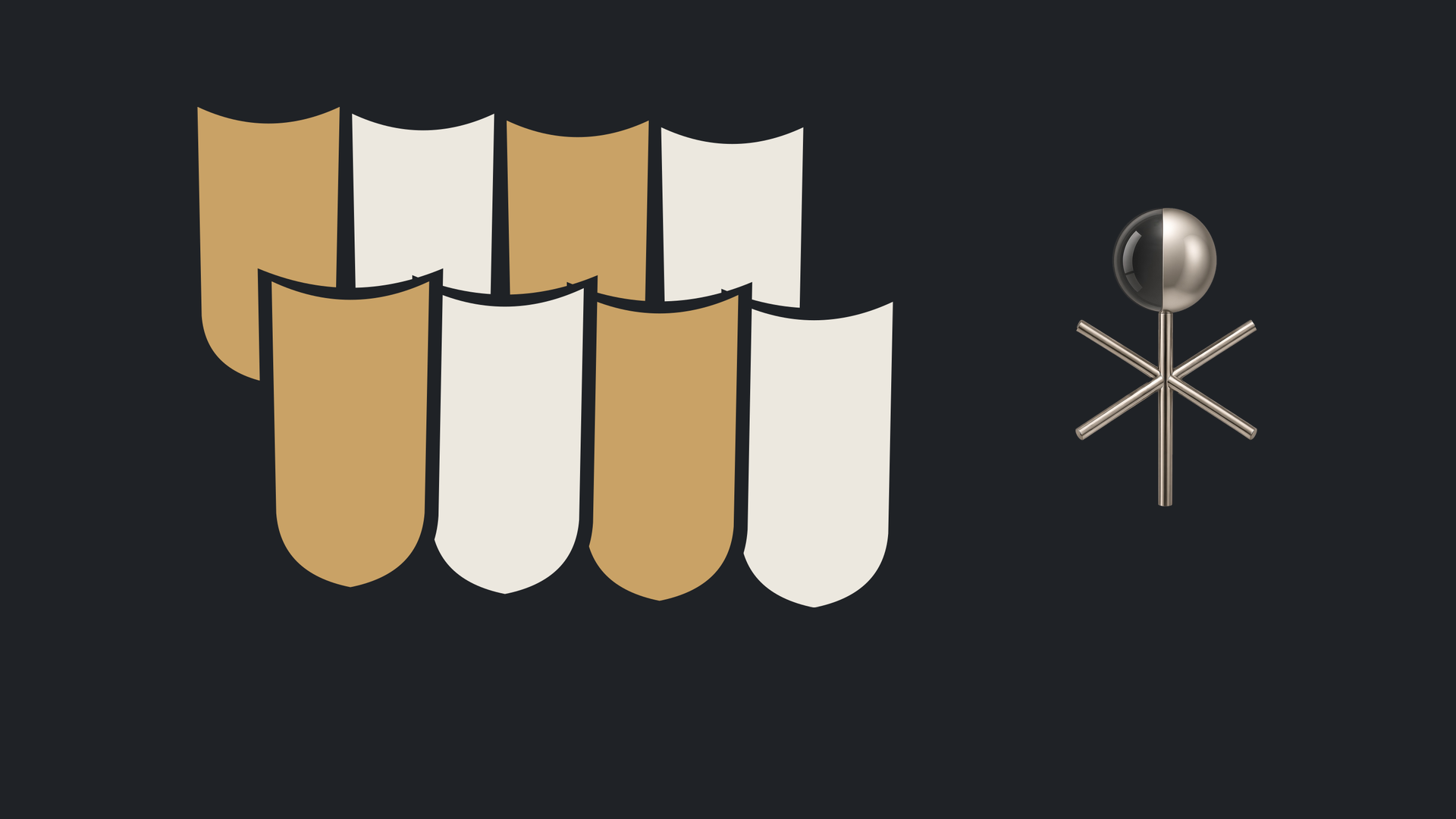 eight shields beside the Harmacolindor mark